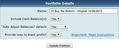 Portfolio History