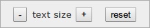 Text Size Widget